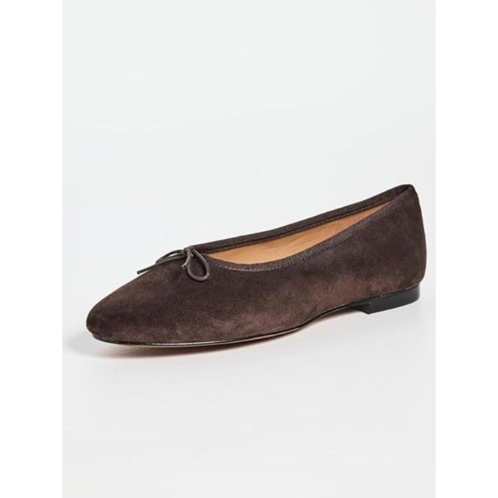 Madewell April Suede Brown Ballet Flat Sz 10